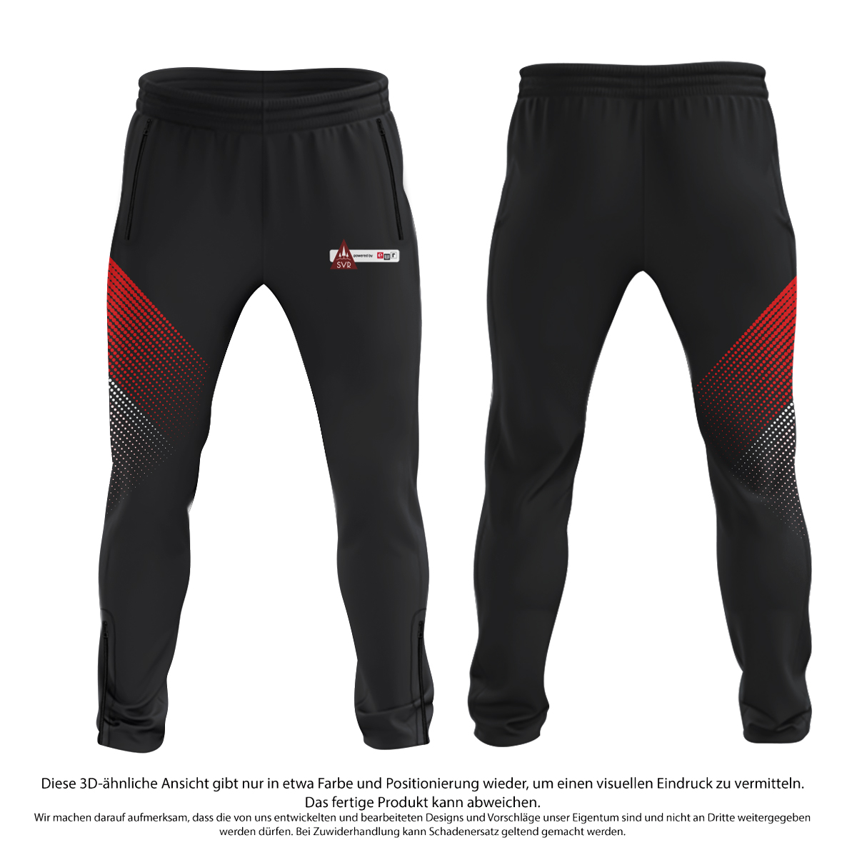 Soccer Pants Mockup - Front View